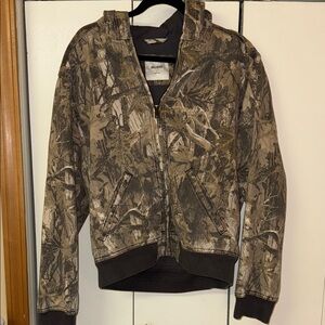 Unisex Camo Zip-Up Hoodie